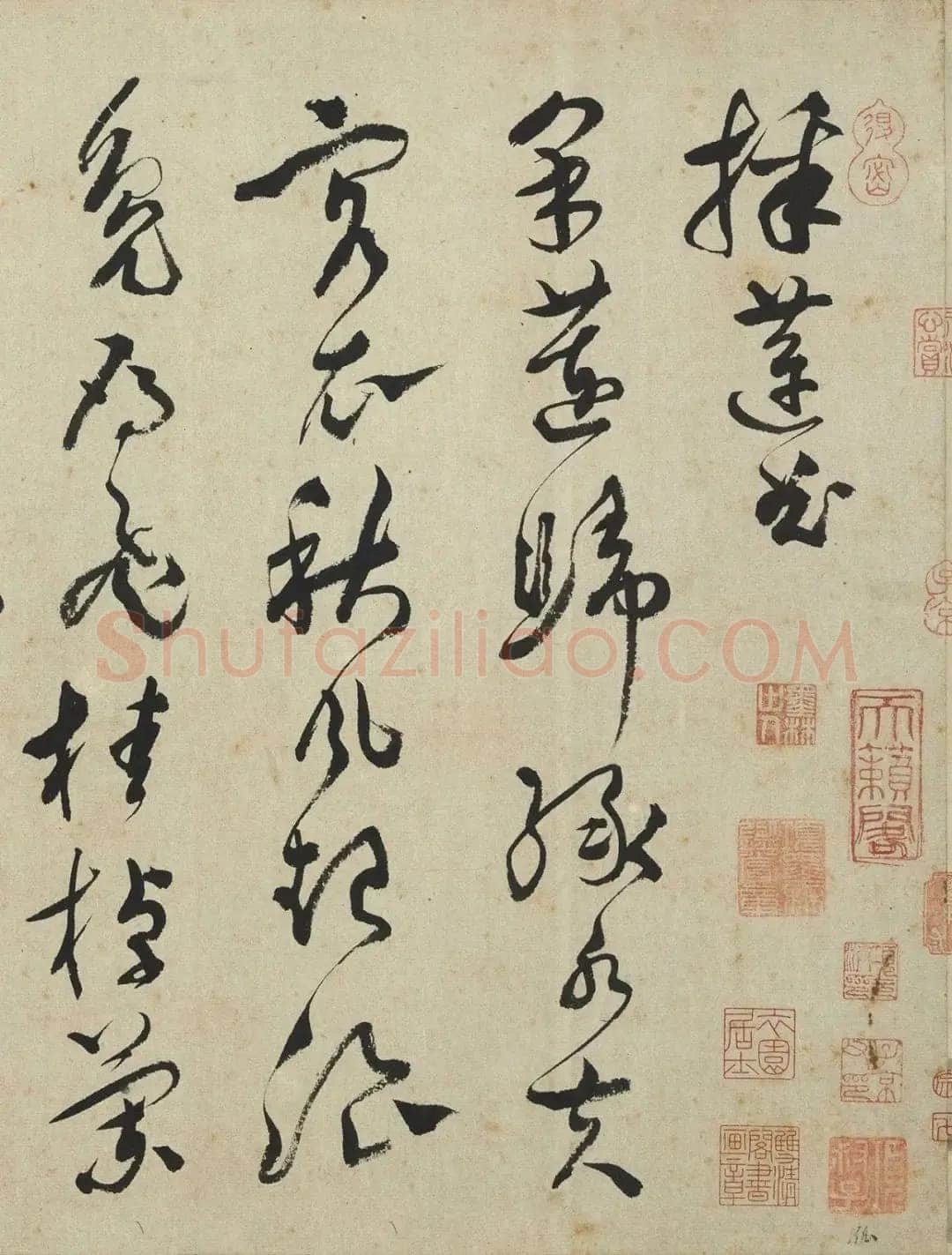 文彭《草书采莲曲》纸本草书 35×318cm 1559年 台北故宫博物院藏