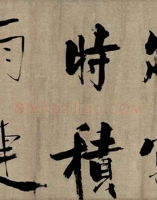 张即之行书《双松图歌》_05