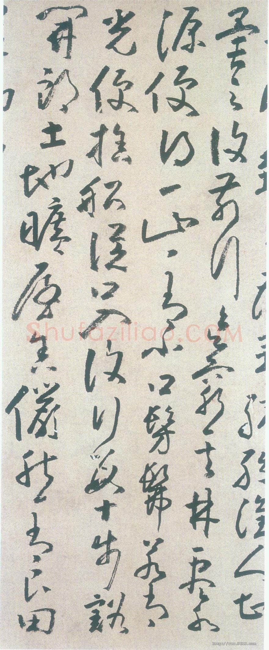 黄慎草书桃花源记