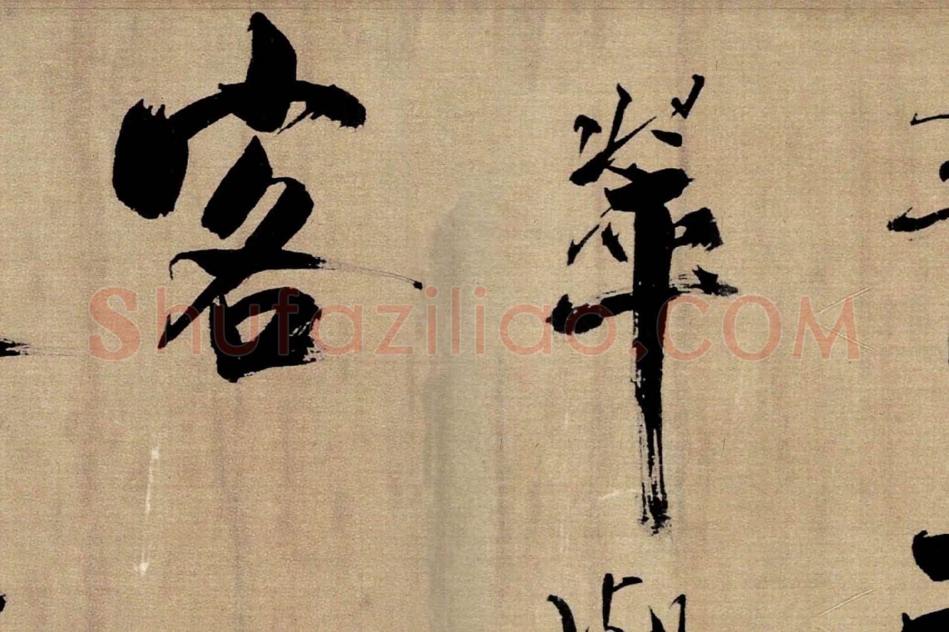 张即之行书《双松图歌》局部 (8)