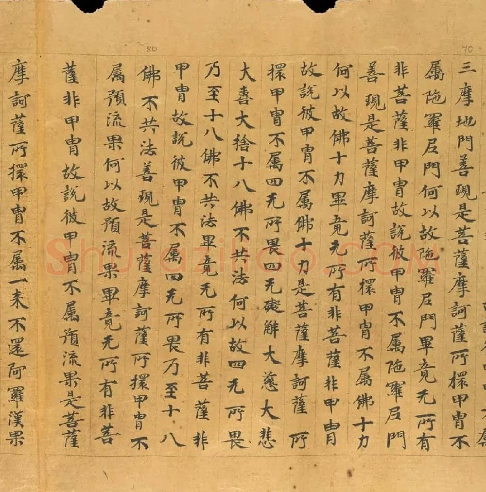敦煌写本：大般若波罗密多经卷第317趣智品 | 敦煌写经欣赏