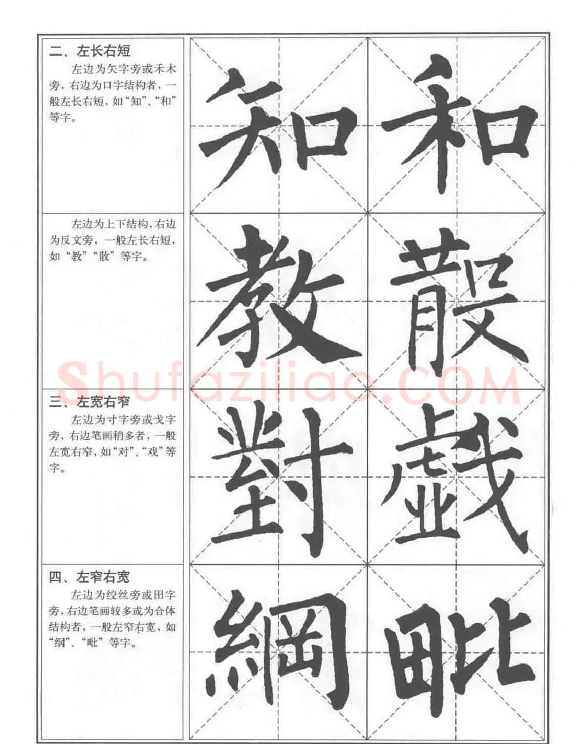 书法教程《柳公权楷书习字帖》 | 毛笔楷书字帖