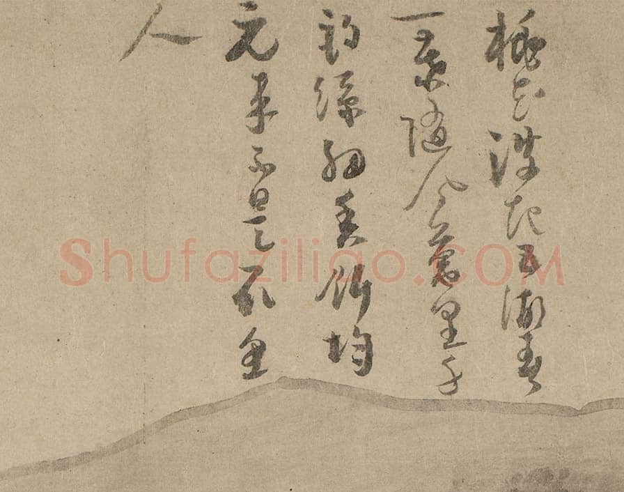 吴镇《渔父图卷》纸本 33×651.6cm 上海博物馆藏