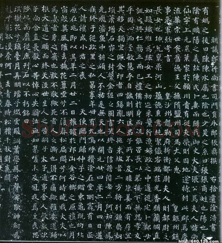 徐浩《楷书陈尚仙墓志》