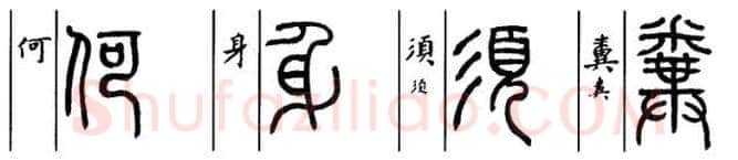 篆书书法知识,小篆和大篆的特点
