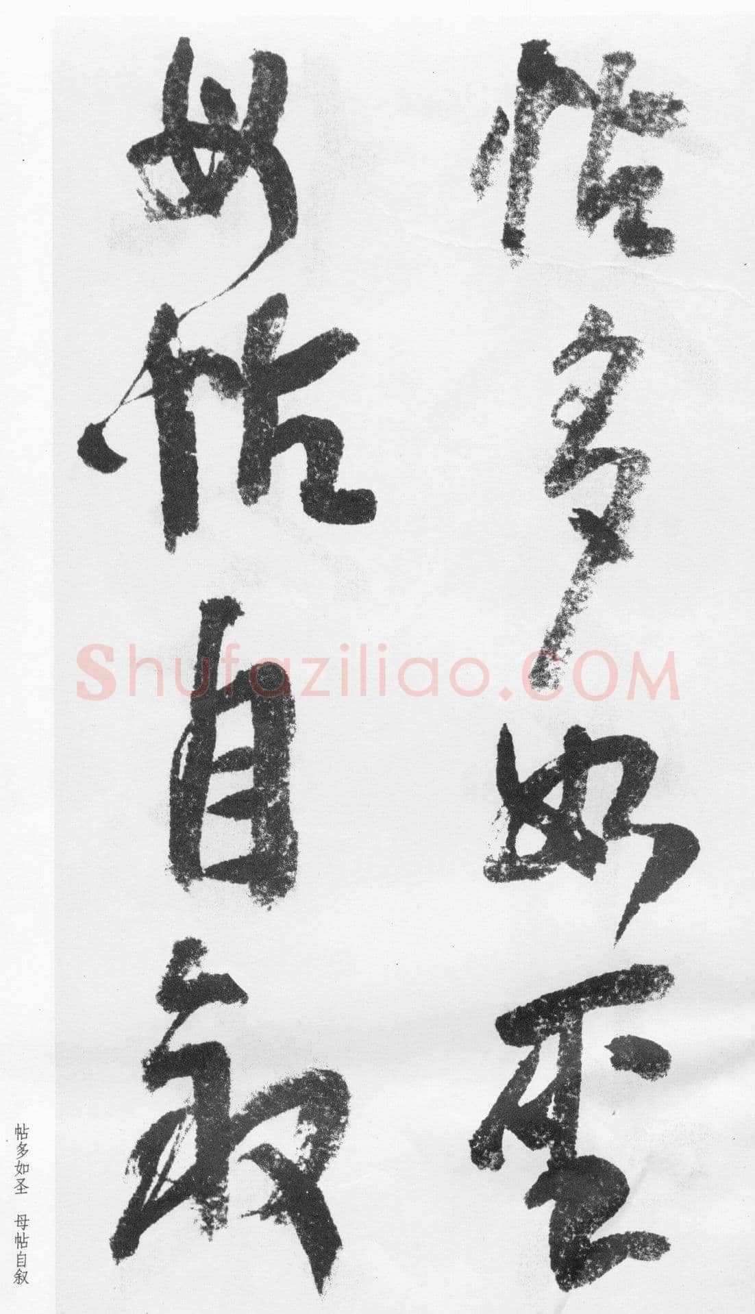 蒲华《跋张旭率意帖》