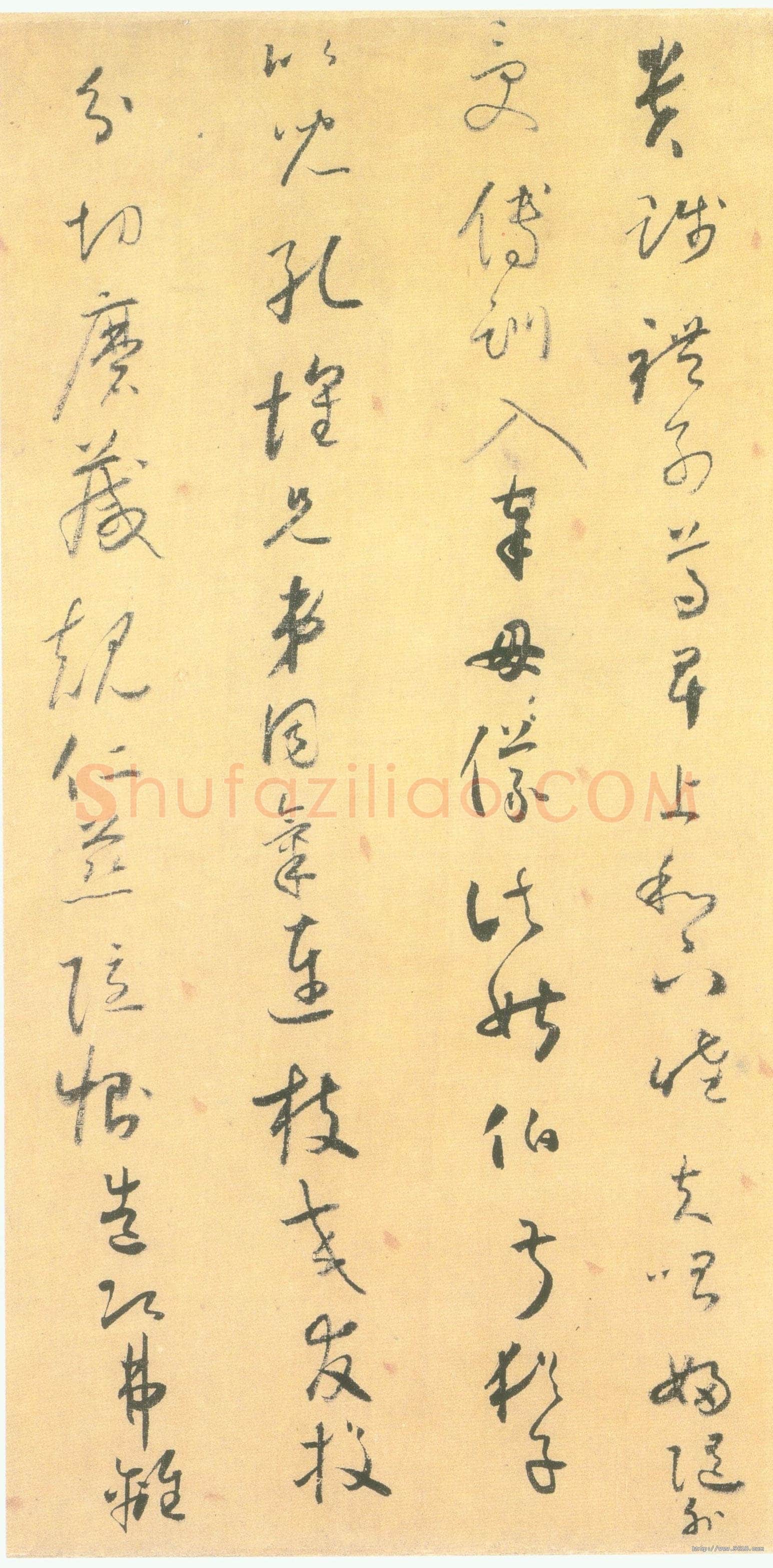 怀素《小草千字文》绢本 33.7×1730.0cm 台北故宫博物院藏