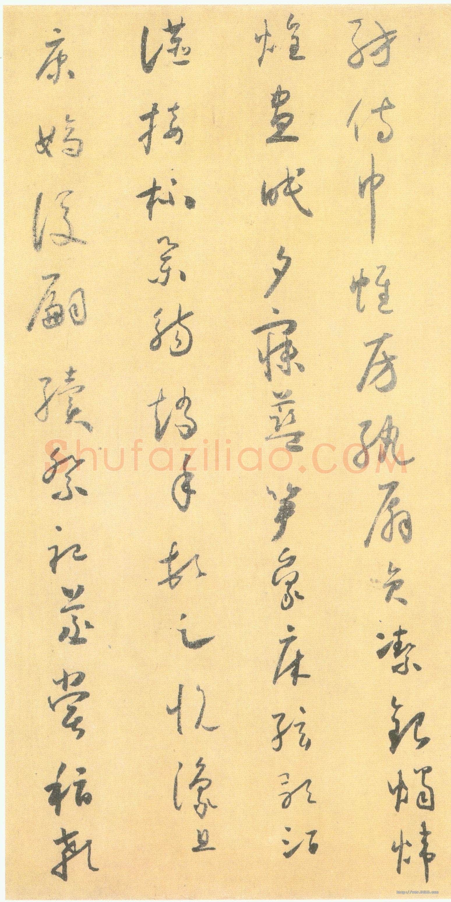 怀素《小草千字文》绢本 33.7×1730.0cm 台北故宫博物院藏