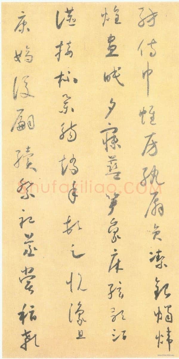 怀素《小草千字文》绢本 33.7×1730.0cm 台北故宫博物院藏