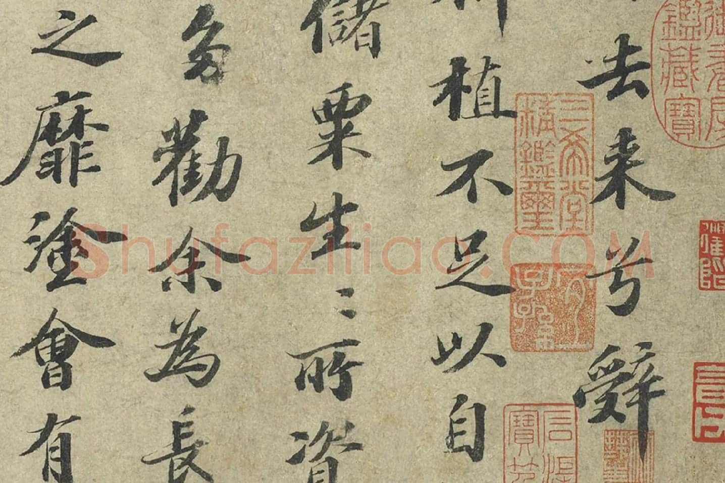 苏轼行楷书《书归去来辞》局部 (2)