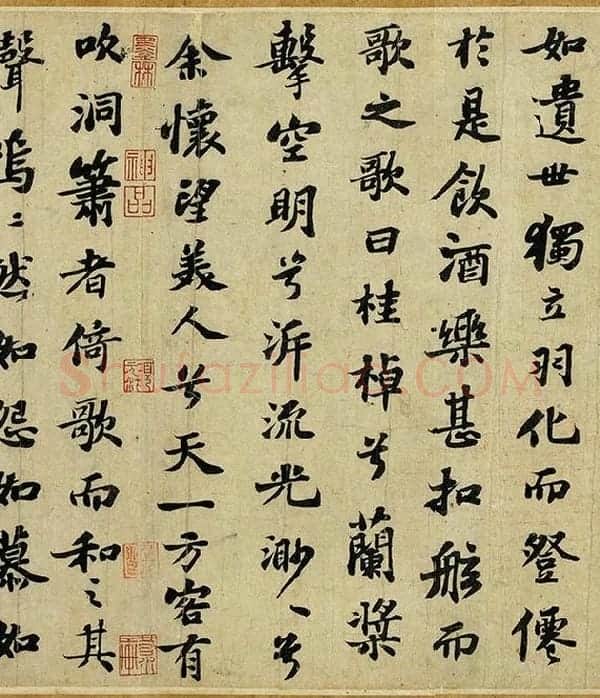 苏轼行楷书《前赤壁赋》全卷_14