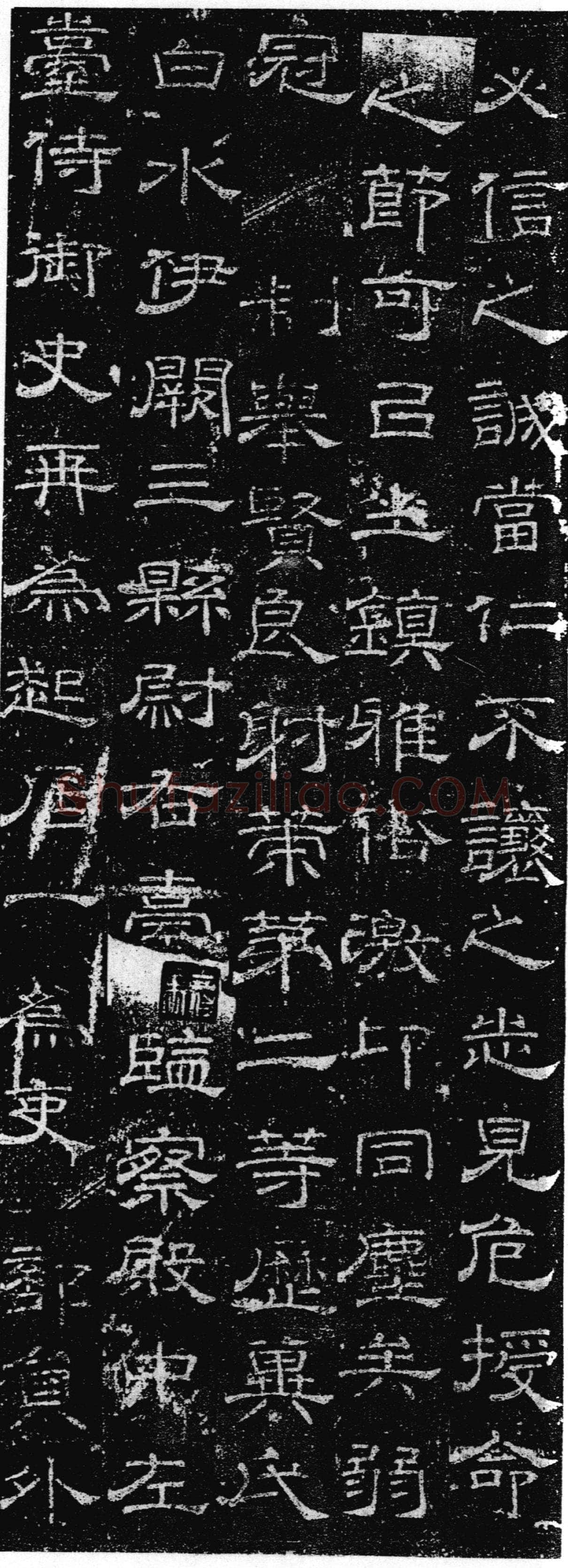 徐浩《张庭珪墓志》隶书