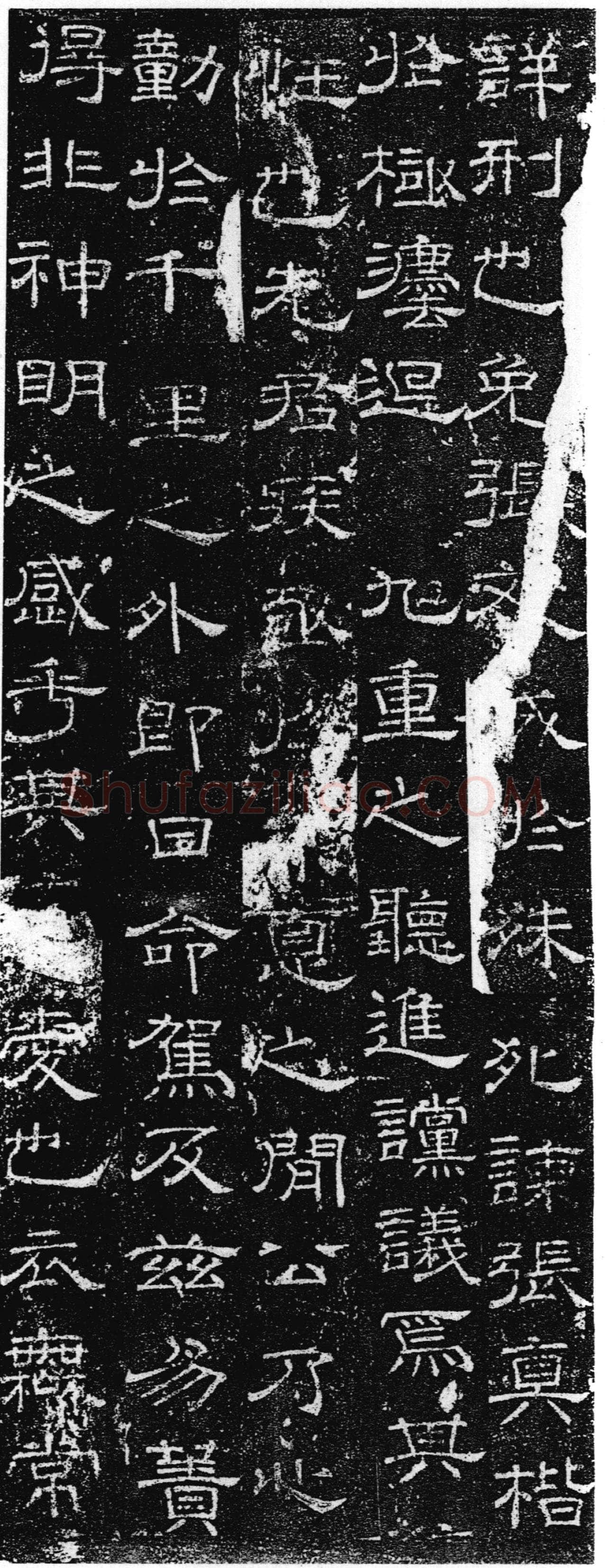 徐浩《张庭珪墓志》隶书