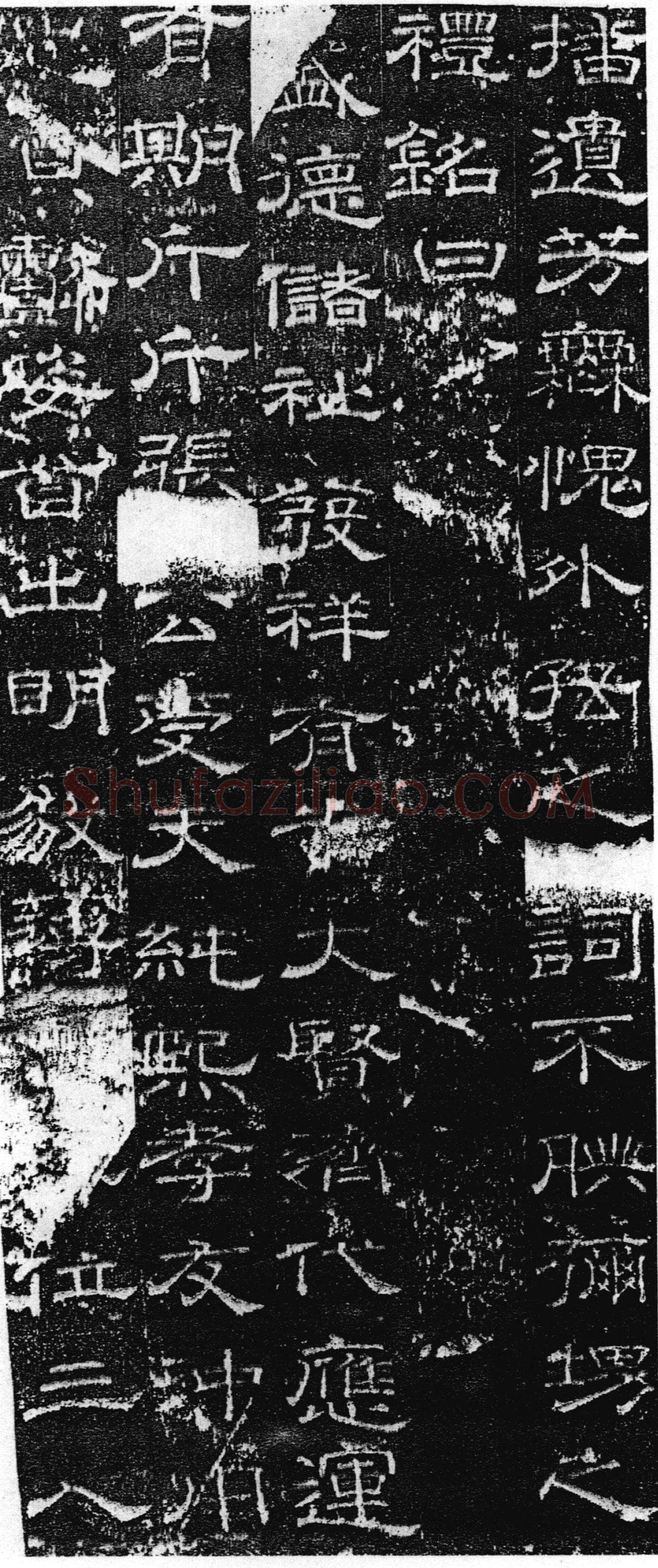 徐浩《张庭珪墓志》隶书