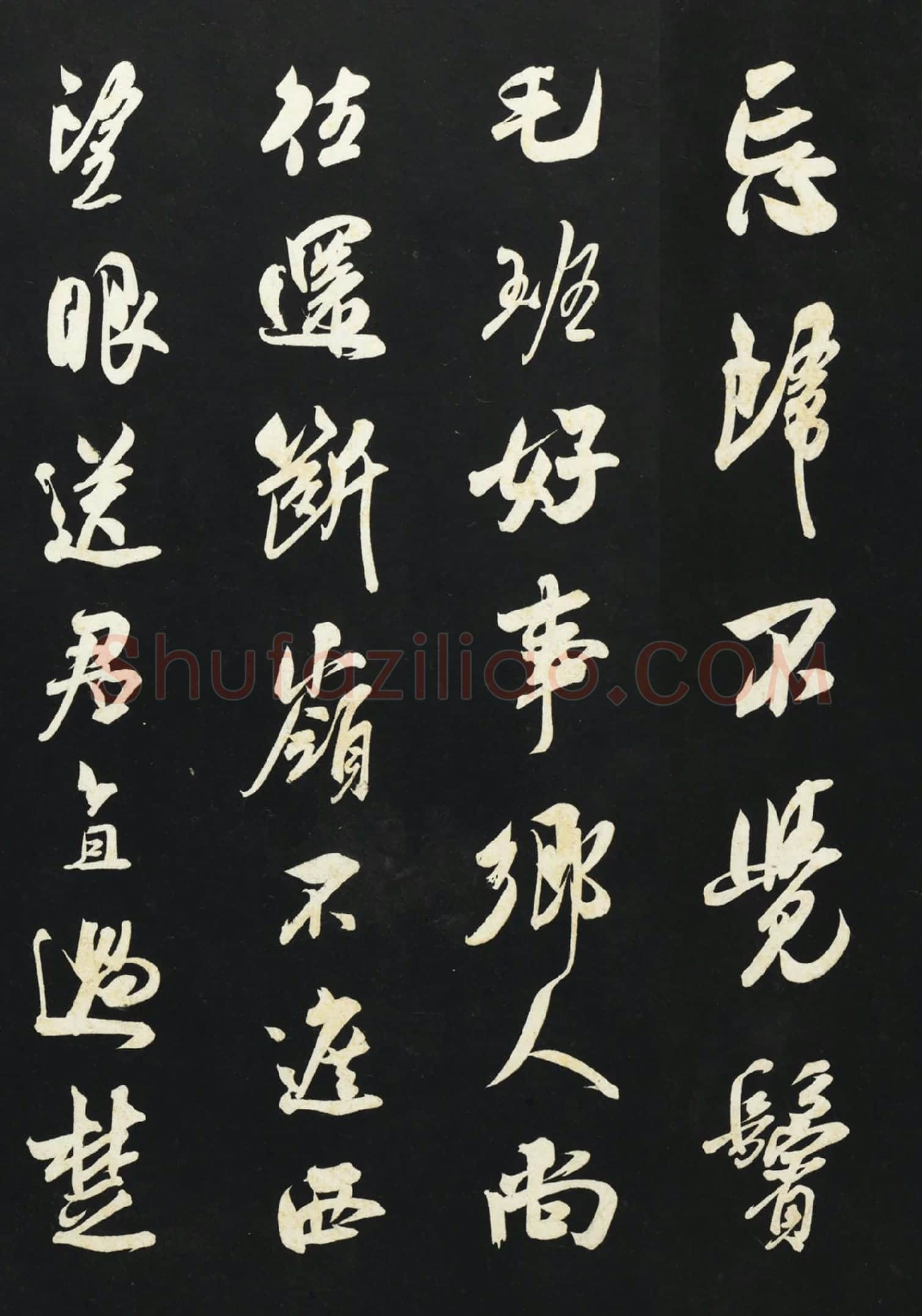 吴琚行书《书神物登天扰可骑诗六首》高清大图局部-2