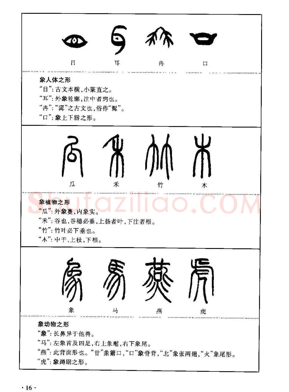 篆书导学篆书用笔间架一百法 | 毛笔篆书字帖