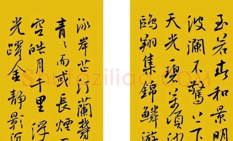 苗培红行书书法欣赏《岳阳楼记》 | 书法作品欣赏