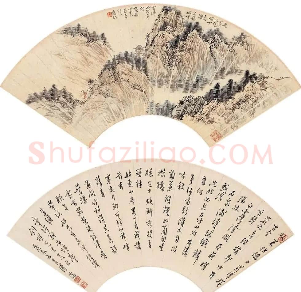 溥儒扇面书画精品欣赏 | 书法碑帖