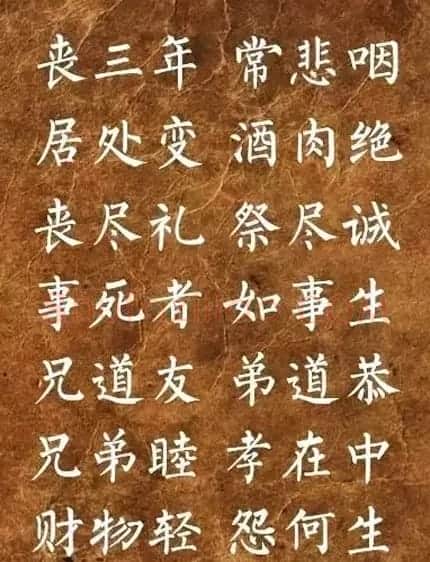 柳体楷书欣赏《李毓秀弟子规》 | 书法作品鉴赏