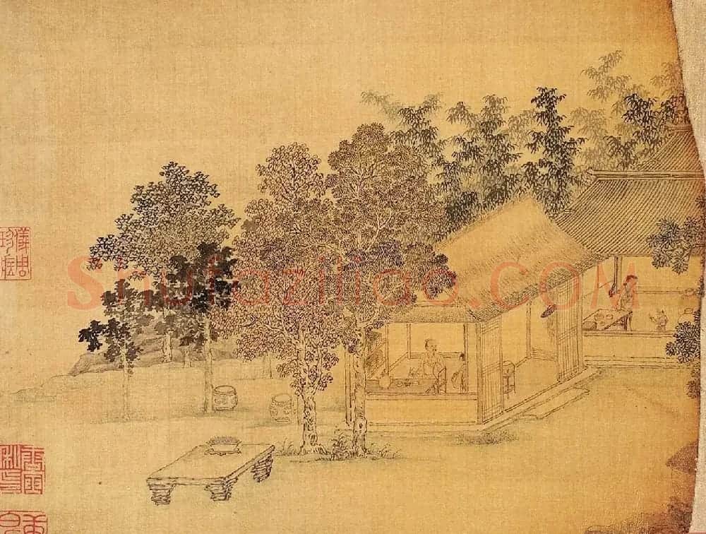 唐寅王守仁书画合册《山静日长图》 | 传世书法作品赏析