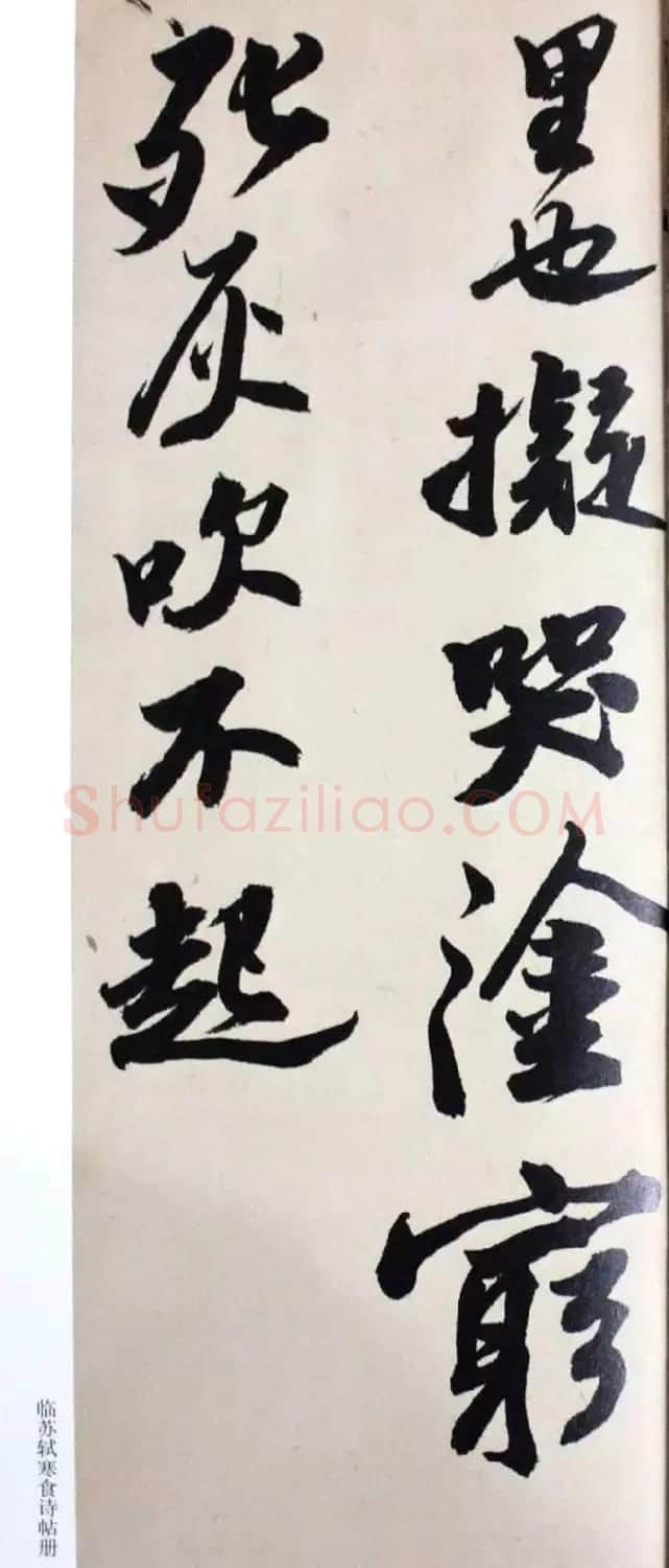 著名书法家沙孟海临苏轼三帖 | 软笔书法作品