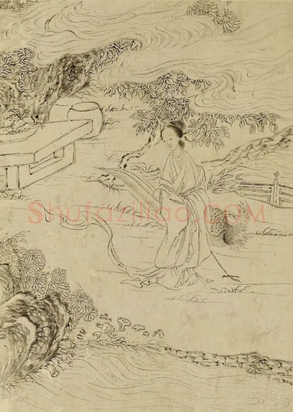 清代曹贞秀小楷书题改琦绘《列女图冊》 | 传世书法作品精选