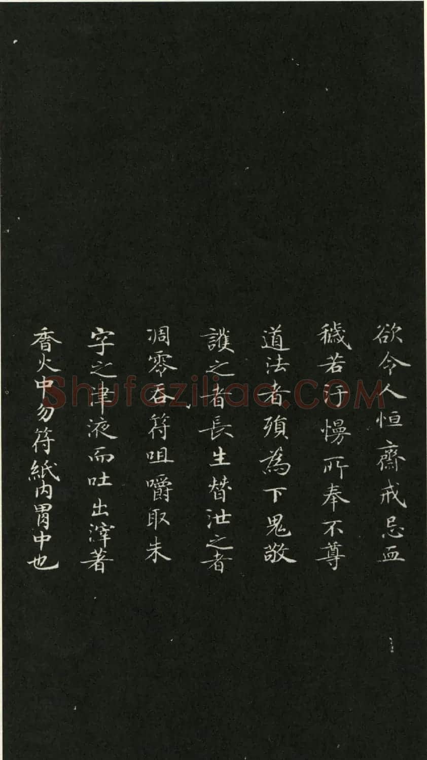 唐代钟绍京小楷书法《灵飞经》渤海本 | 书法碑帖