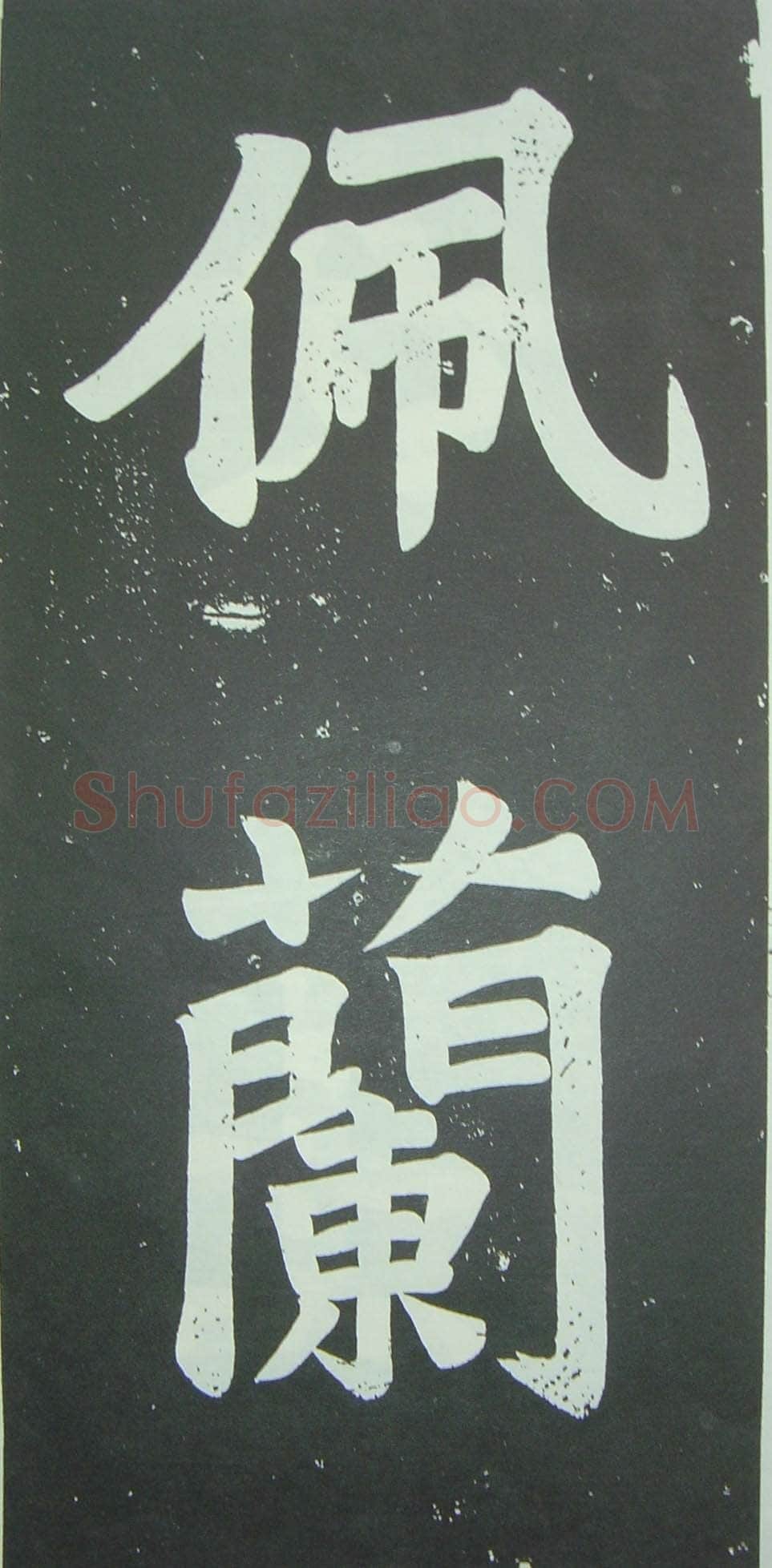 于右任《楷书佩兰女士墓志铭》墨拓 1927年作 陕西省政协供稿
