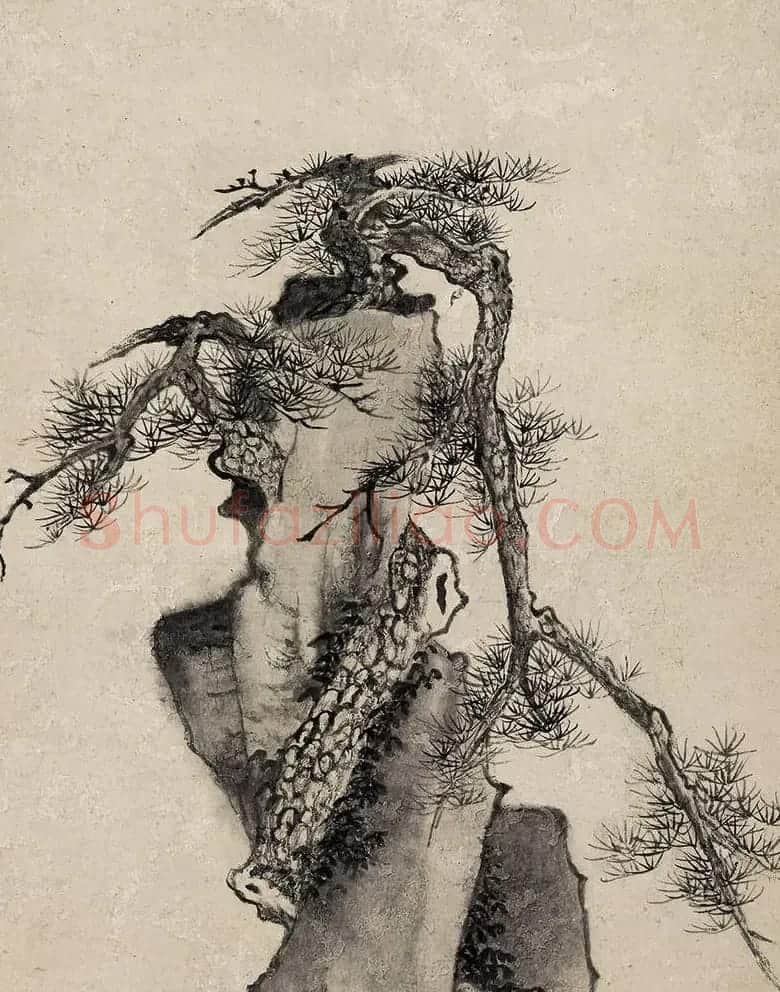 查士标书法题弘仁山水八开 | 传世书法作品鉴赏