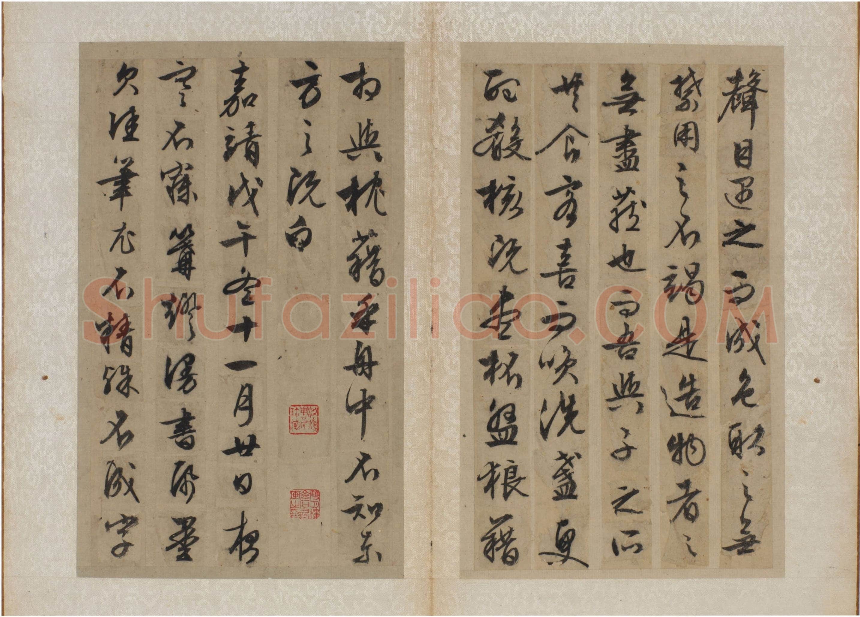 文徵明《行书赤壁赋册》40×23cm 1558年 无锡博物院藏