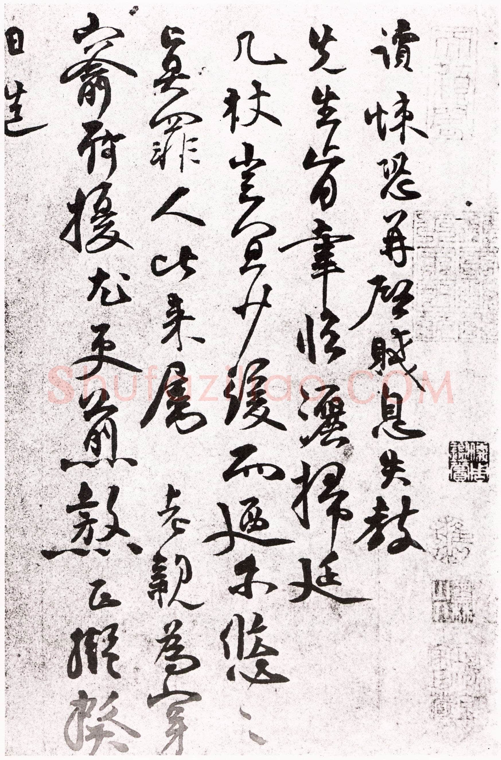 张读《悚恐帖》贱息失教帖