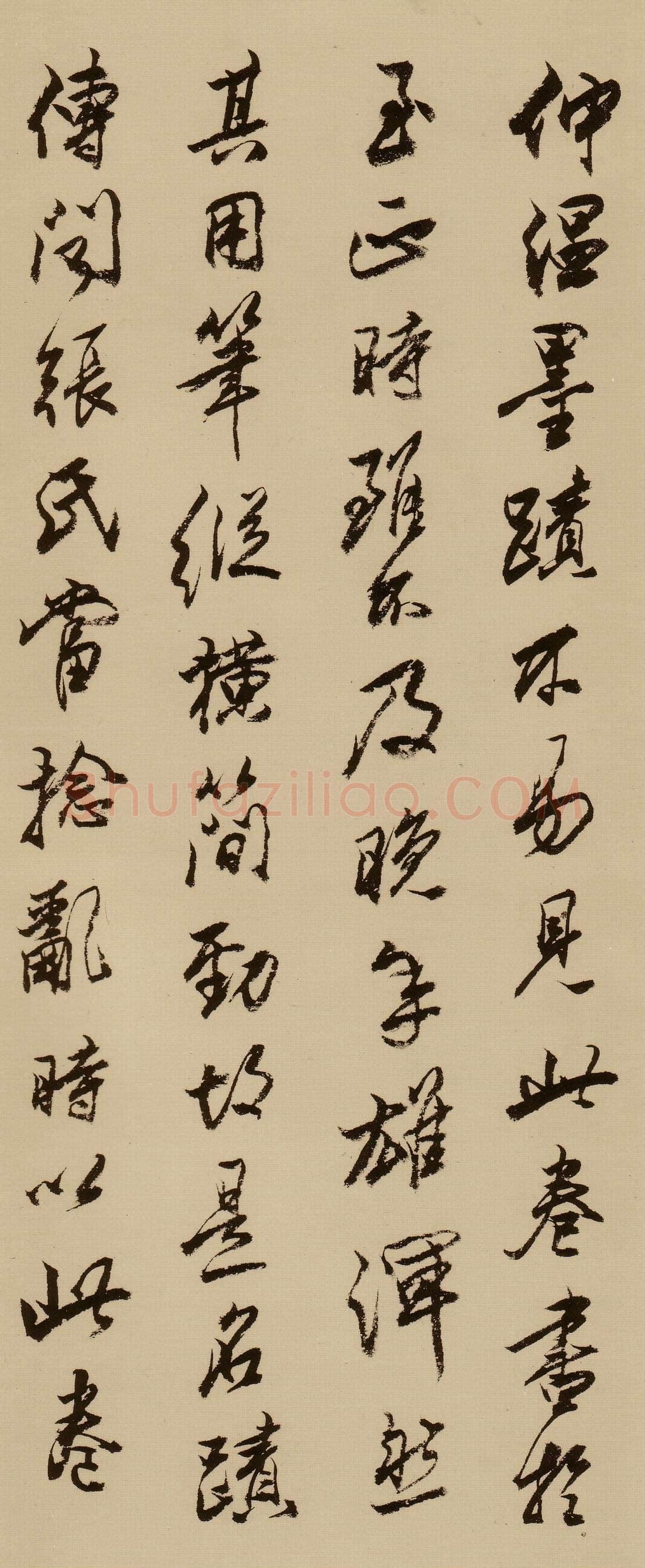 宋克《草书唐宋人诗卷》纸本 27.5×498.7cm 至正二十年(1360年)上海博物馆藏
