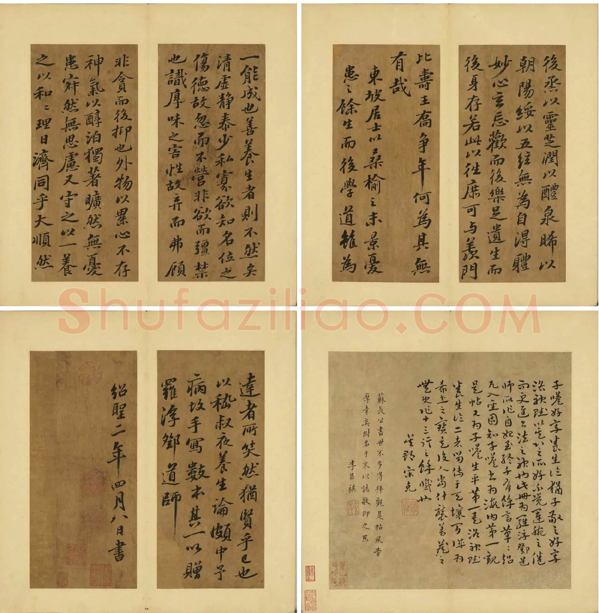 苏轼行楷书《养生论》_04
