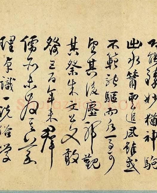 张弼《草书杂书卷》_20