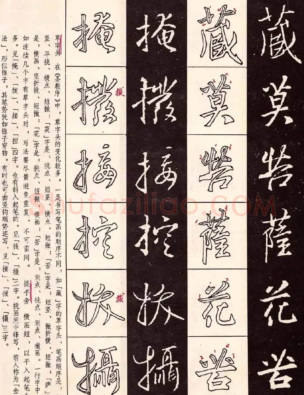 字帖分享:《王羲之圣教序及其笔法》 | 毛笔行书字帖