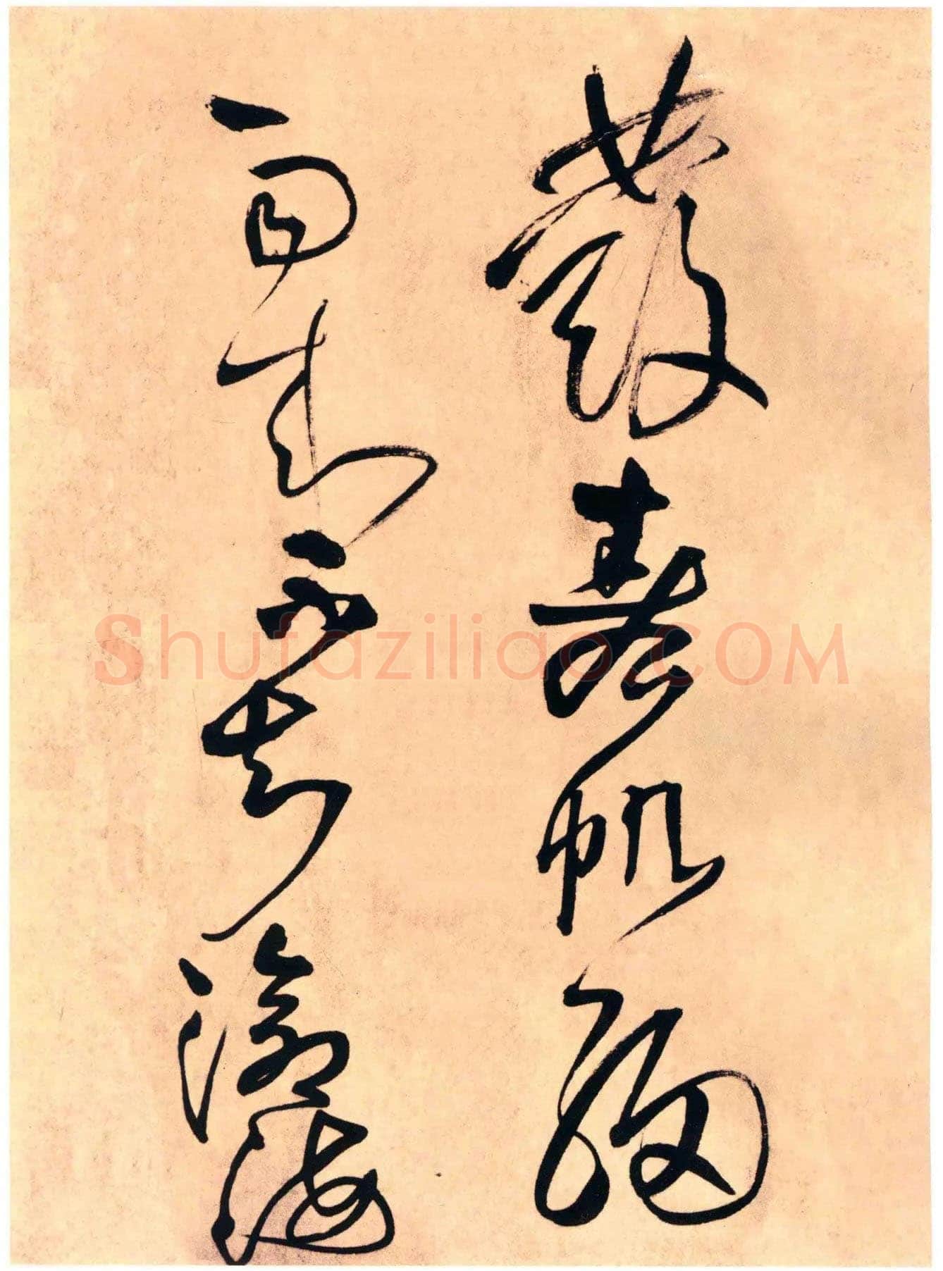 王铎《草书杜甫晚出左掖等五律诗卷》清顺治四年(丁亥1647年)