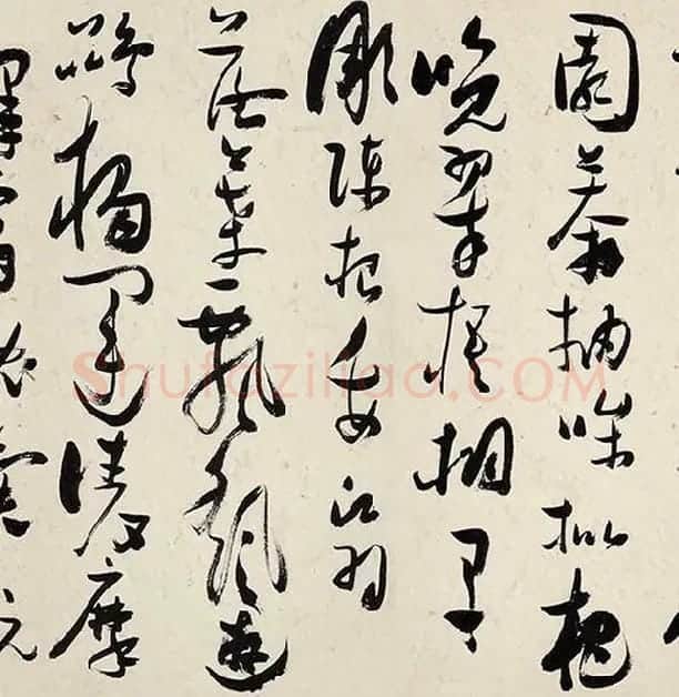 张瑞图《草书千字文卷》_10