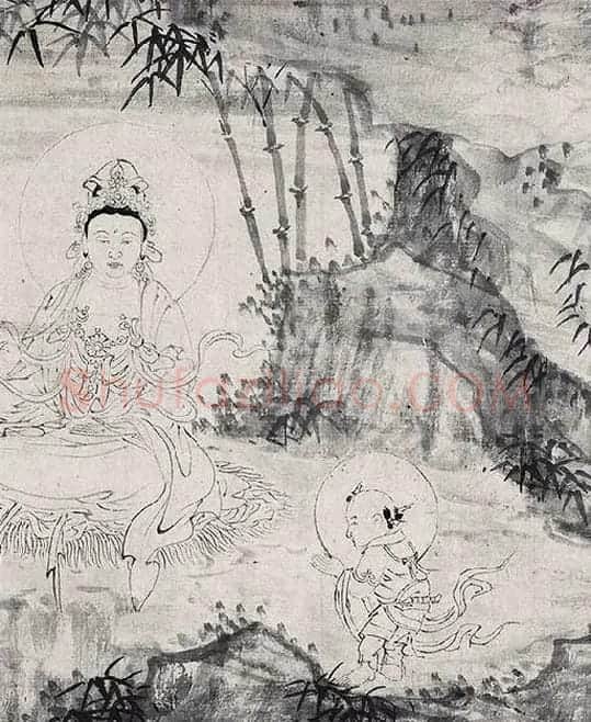 王绂《画观音书金刚经合璧卷》_29