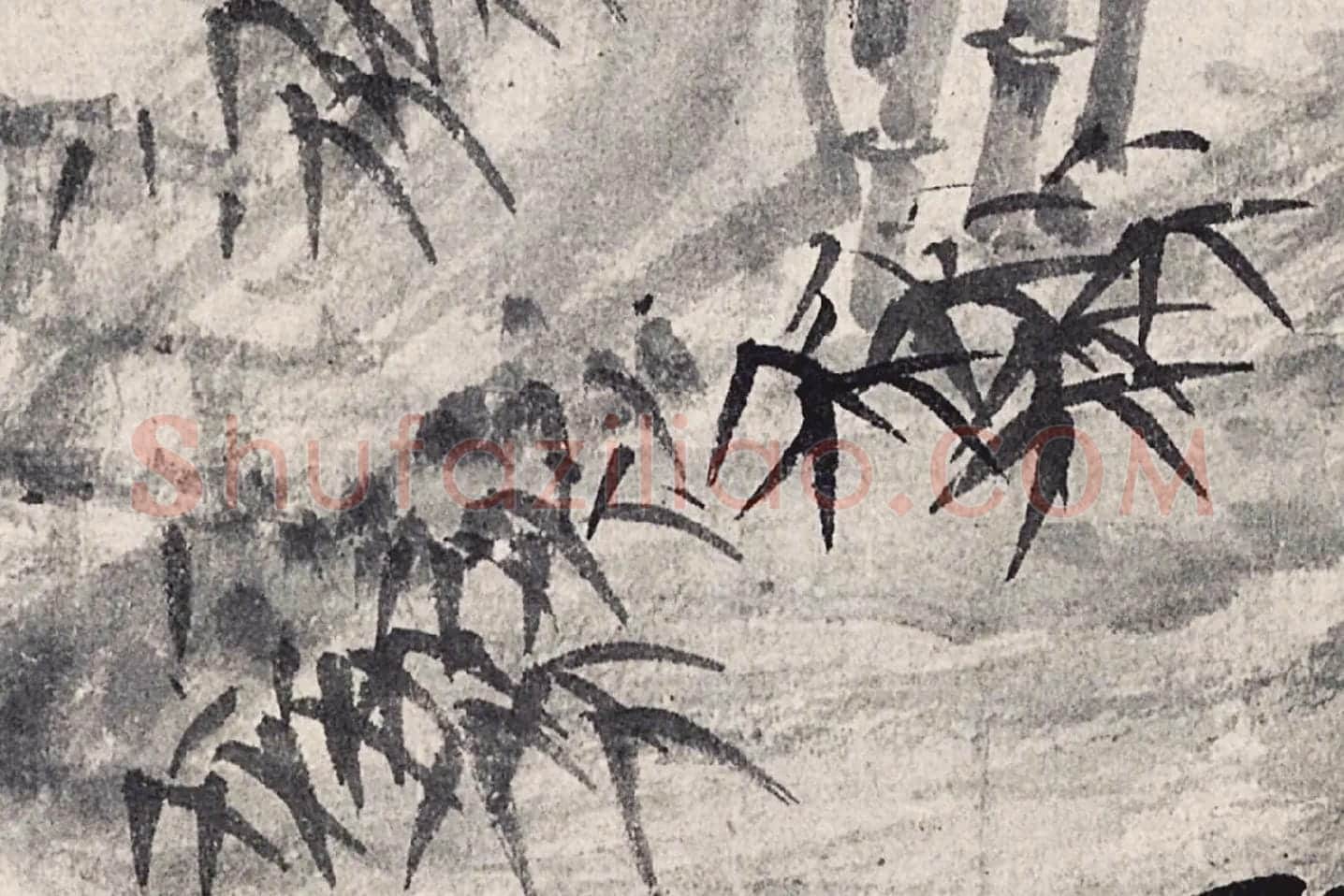 王绂《画观音书金刚经合璧卷》高清大图局部 (3)