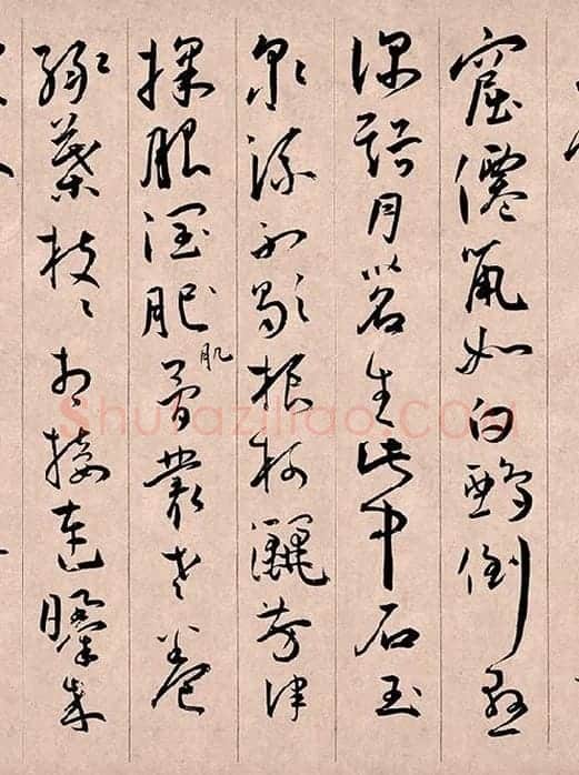 王宠草书《李白古风诗卷》_10