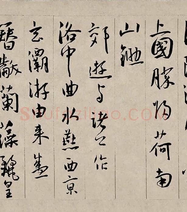 王宠行书《西苑诗》卷_05
