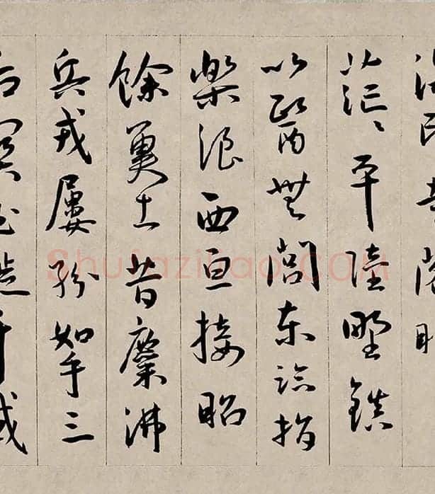 王宠行书《西苑诗》卷_08