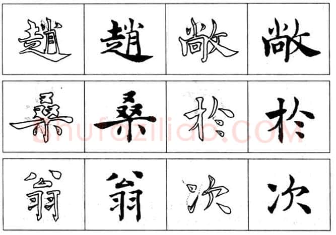 楷书书法知识,初唐书法家褚遂良《倪宽赞》的用笔法