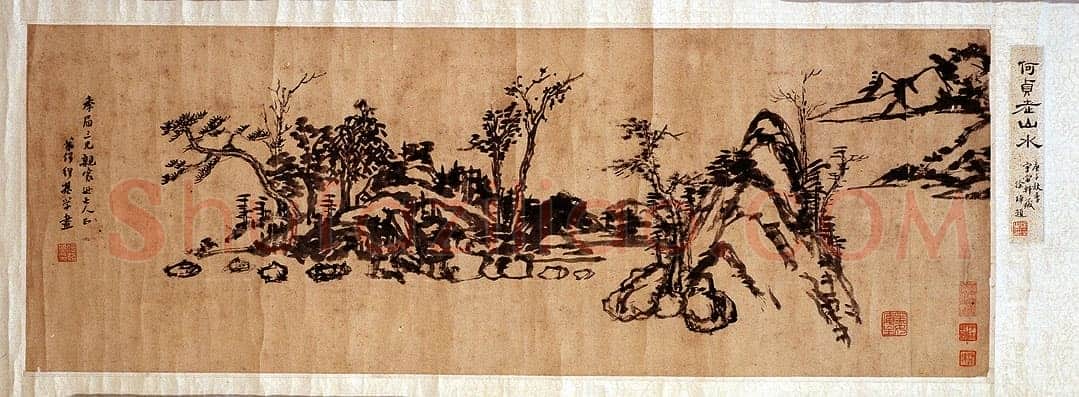 何绍基绘画
