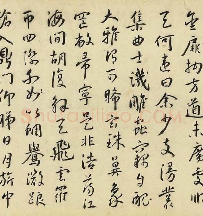 王宠行书《书杂诗卷》_15