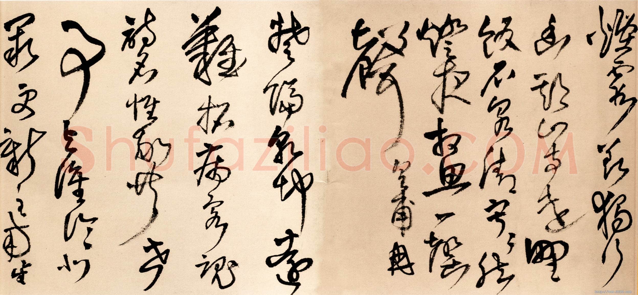 王铎《草书为葆光张老亲翁书》诗卷 清顺治七年(庚寅1650年)纵30厘米 横364.5厘米 北京故宫博物院藏