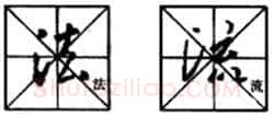 行书书法知识,行书入门教程:基本笔画偏旁部首写法