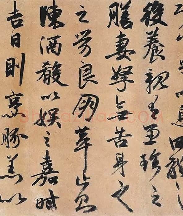 祝允明行草书《归田赋》_05