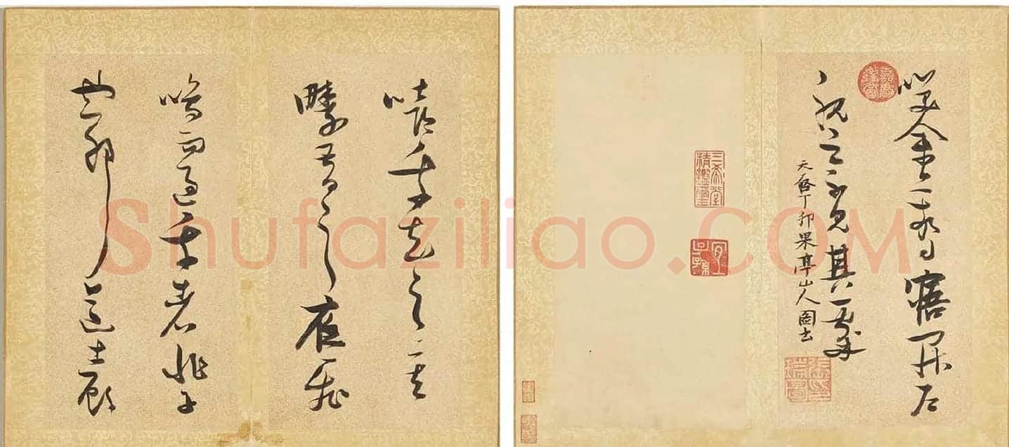 张瑞图《草书后赤壁赋册》_08