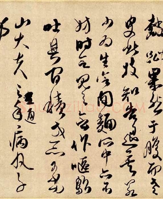 傅山草书《贺毓青丈五十二得子诗》_02